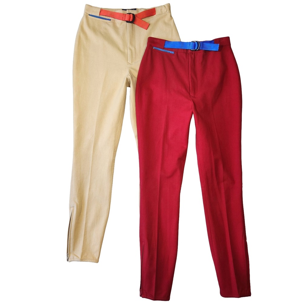 Vtg Ralph Lauren Riding Pants Women 10 Jodhpurs Colorful Preppy Equestrian Retro